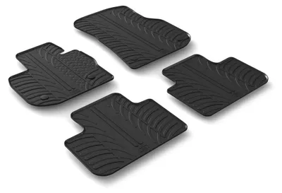 Produktbild von LAMPA Fußmatten Set Gummi für BMW X4 (G02, F98) Vorne+Hinten