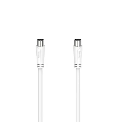 Obrázek produktu pro Hama 00205044, 0,75 m, Koaxiální, Koaxiální, Bílá