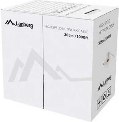 Produktbild von Lanberg LCU5-12CU-0305-O, 305 m, Cat5e, U/UTP (UTP), Orange