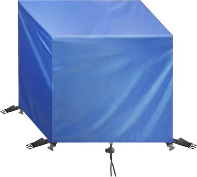 Imagen del producto de Funda para muebles de jardín: protección para muebles, protege los muebles, tela Oxford 420D, 150x150x85 cm, color azul
