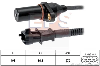 Produktbild von EPS 1.953.563 Kurbelwellensensor Impulsgeber für HYUNDAI i30 (FD)