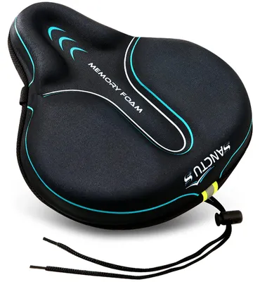 Image de Solidchoice - Selle de vélo en mousse à mémoire de forme pour un confort accru