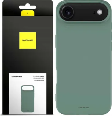 Image de Étui en silicone SPACECASE Silicone Case pour iPhone 17 Air Vert