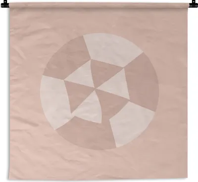 Produktbild von MuchoWow® Wandteppich Wandbehang Sommer - Sonnenschirm für den Strand - Pastell 150x150 cm Tapisserie Dekoration Wandtuch - Wohnaccessoires - Modernes