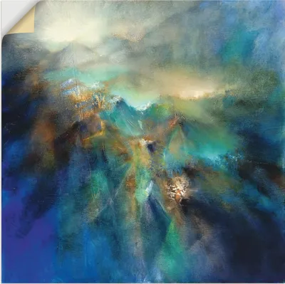 Produktbild von ARTland Wandbild, selbstklebend Über allen Gipfeln Größe: 40x40 cm