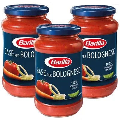 Immagine prodotto di Barilla Base Bolognese base delicata per ragù alla bolognese 400g confezione da 3
