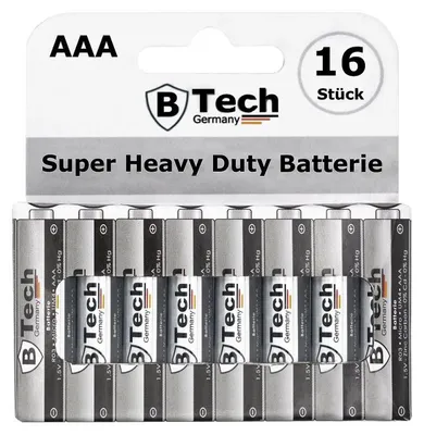 Obrázok produktu pre Batérie Super Heavy Duty (16 balení) R03 AAA Micro-Blister