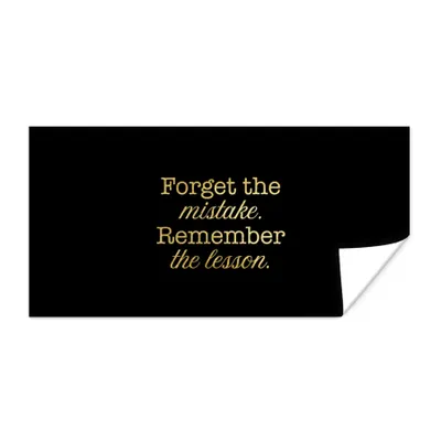 Produktbild von MuchoWow® Poster Zitate - Les - Gold - Schwarz 40x20 cm - Poster für die Wand - Poster Schlafzimmer