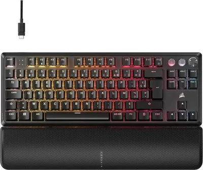 Image de Clavier Gaming Corsair K70 Pro TKL, Interrupteurs MGX Hyperdrive, Rétroéclairage RGB, AZERTY
