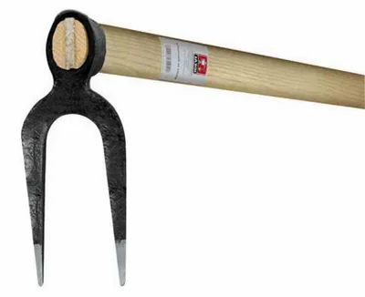 Image de Ideal Lorraine Karst, 2 dents, pointues 135cm manche frêne