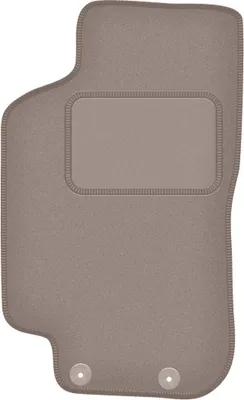 Produktbild von Fahrerfußmatte Velours beige passend für Saab 9-5 I (1997-2009, Kombi, Limousine) – mit Befestigungen – passgenau