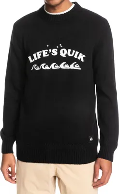 Image de Quiksilver Lifes Hommes Quik Pull en coton noir XL