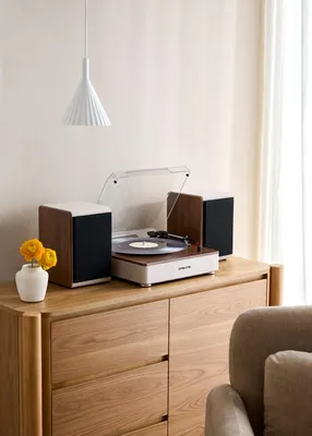 Produktbild von RECORD PLAYER PRO - Plattenspieler mit 2 externen Lautsprechern, Bluetooth und RCA-Ausgang