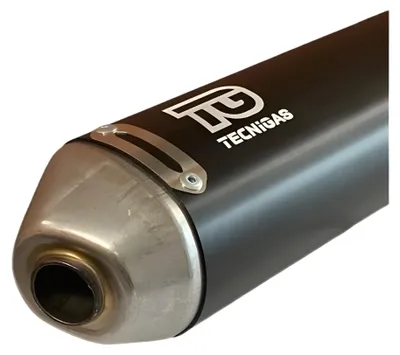 Produktbild von Endschalldämpfer Tecnigas E-NOX EVO Aluminium schwarz für Rieju MRT 50 ccm Bj. 2024