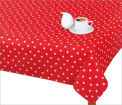 Produktbild von Tischtuch ADÉLA - 120x140 cm - Rot,Weiß