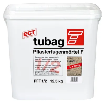 Produktbild von tubag Pflasterfugenmörtel PFF Sand 12,5kg Eimer
