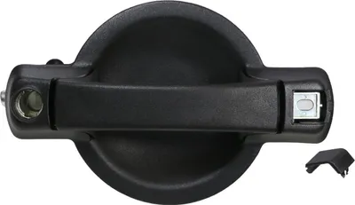 Image de Poignée de porte coulissante extérieure droite noire Fiat Doblo 2006-2010 735435381