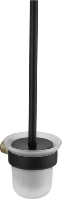 Produktbild von Mexen Base Toilettenbürste, schwarz/gold - 7088250-57
