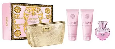 Obrázok produktu pre Sada 4 produktov: Versace Dylan Blush Pink Eau de Parfum, 100 ml