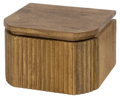 Immagine prodotto di Comodino FURNLUX Welle Sand Brown 32 cm / Colore principale: marrone / Dimensioni: 32 x 19 x 30 cm