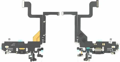 Produktbild von SMT - Ladebuchse Mikrofon USB Lightning Dockconnector Port Schwarz für iPhone 13 Pro