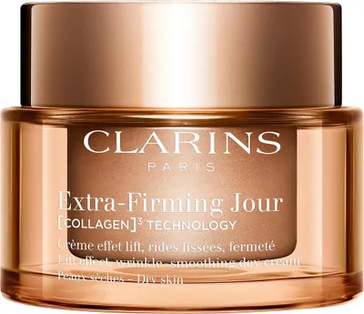 Produktbild von Clarins Extra-Firming Day Cream - Dry Skin, Tagescreme, Frauen, trockene Haut, Gesicht, Aufhellend, Kräftigend, Anheben, Nährend, Glättend, 50 ml