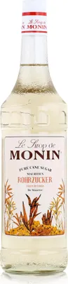 Produktbild von Monin Sirup Rohrzucker 1 Liter - Cocktails Milchshakes Kaffeesirup (1er Pack)