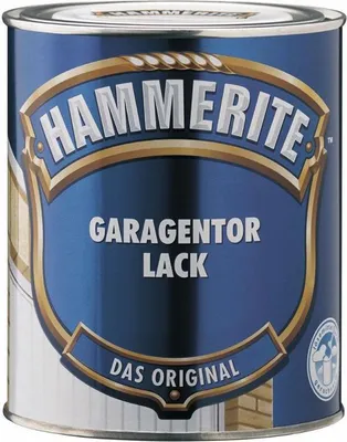 Produktbild von Hammerite Garagentor-Lack, Fertig gemischt, Tür, Eisenhaltiges Metall, Nicht-eisenhaltiges Metall, Seidenmatte Oberflächenbehandlung, Weiß, Weiss, Auf Wasserbasis