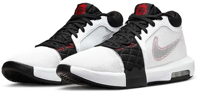 Produktbild von Nike LeBron Witness 8 "White University Red Black" Weiß/Schwarz, Größe: 42,5
