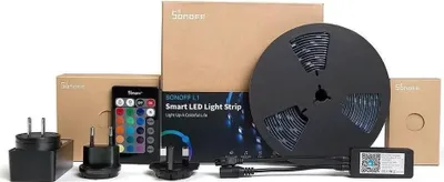 Produktbild von Sonoff Lichtstreifen, 2m, dimmbar, wasserfest, Smart Home, 1 Stk.