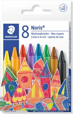 Image de Craie bougie 8 couleurs Noris Staedtler