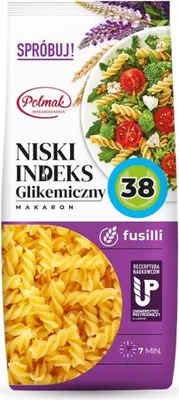 Immagine prodotto di Polmak Maccheroni a Spirale a Basso Indice Glicemico, 250g