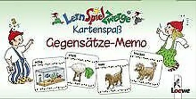 Produktbild von LernSpielZwerge Kartenspaß: Gegensätze-Memo (48 Spielkarten)
