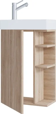 Immagine prodotto di Set 2 pezzi / bagno per gli ospiti WC / bagno per gli ospiti / WC lavabo / mobili da bagno set da bagno – Lumia