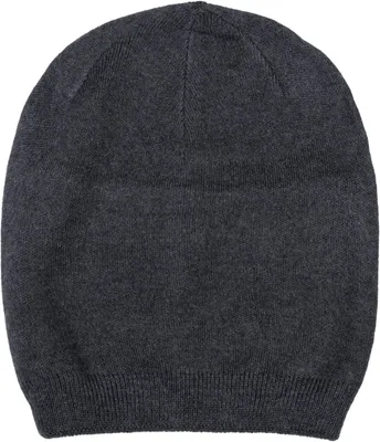 Produktbild von styleBREAKER Uni Feinstrick Beanie Doppellagig, Dunkelgrau