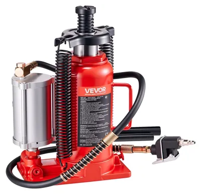 Zdjęcie produktu dla Podnośnik Butelkowy Vevor 20 Ton Pneumatyczny Hydrauliczny Z Regulacją
