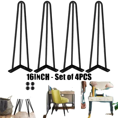 Obrázek produktu pro Nohy na stůl, konstrukce se 3 nohami, snadná instalace, 16 palců - 3 nohy