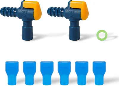 Productafbeelding van Bijtventielen drinkzak - Set van 6 - Met 2 hoekstukken en O-ring