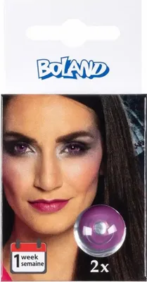 Produktbild von Boland 640109, Fancy dress contact lenses, Erwachsener, Uni, 15 g, 100 mm, 50 mm