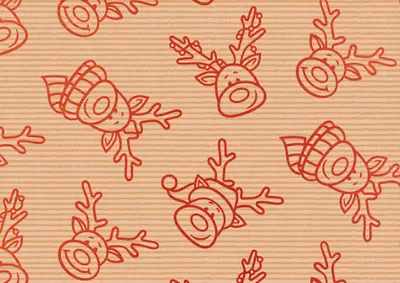 Produktbild von SUSY CARD Weihnachts-Geschenkpapier "Xmas Rudi" (B)700 mm x (L)1,5 m