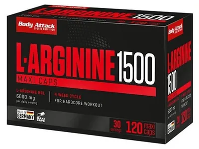 Immagine prodotto di Body Attack L-Arginina 1500 120 capsule