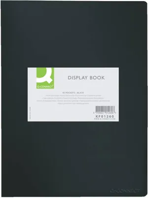 Produktbild von Q-CONNECT KF01260, 40 Blätter, Schwarz, A4, 1 Stück(e)