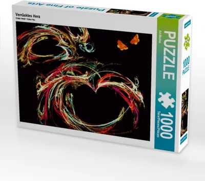 Produktbild von Calvendo Verrücktes Herz 1000 Teile Puzzle quer 640x480mm, CALVENDO; 7351128