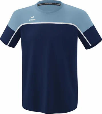 Produktbild von Erima Change By Erima T-Shirt New Navy/verblasstes Denim/Weiß Junior