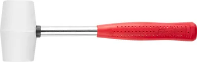 Produktbild von TOP TOOLS Gummihammer 40 mm/225 g, weißer Gummi 02A310