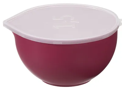 Produktbild von plast team Rührschüssel "Superbowl" 0,4 Liter rot