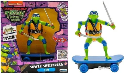 Obrázek produktu pro Želvy Ninja skate Leonardo - Sewer Shredders - Movie