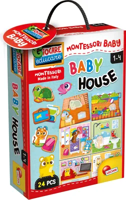 Produktbild von Lisciani 100613 - Montessori Baby - Baby House Motorikspiel Kleinkind Pädagogik Methode Entwicklung