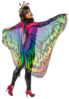 Produktbild von Cape Schmetterling Flügel Umhang Kostüm Karneval Fasching