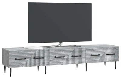 Obrázok produktu pre vidaXL TV stolík, sivá Sonoma, 147 x 34,5 x 30 cm, drevotrieska